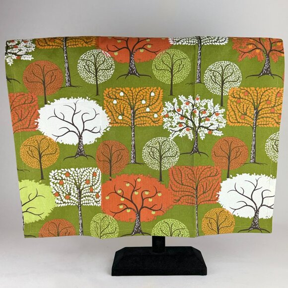 Crate & Barrel Arbor Tree Dishtowel 2020 Cotton Kitchen Towel Autumn Fall Decor - Picture 2 of 8